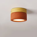 Axyaa Coral Red 7W LED Small Bedroom Lamp Retro Style Theme Apartment Light