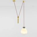 Axyaa Adjustable Pendant Lamp: Modern Design LED Chandelier for Home Decor