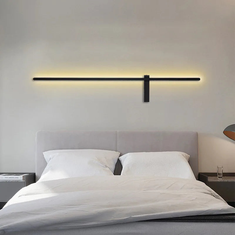 Axyaa Nordic Linear Wall Lamp for Bedroom Living Room Aisle Stairwell Lighting