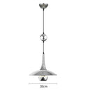 Axyaa Chrome Gold Pendant Lamp with Adjustable Height - LED Living Dining Island Light