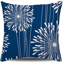 Axyaa Blue Modern Simple Square Pillowcase 40x40cm Home Decor Sofa Cushion Cover