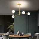 Nordic Pendant Light Modern Glass Hanging Lamp Minimalist Chandelier for Home Decor Axyaa
