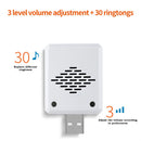 Wireless Doorbell Set with 30 Ringtongs by Axyaa