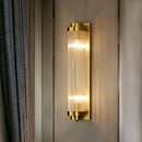 Axyaa Gold LED Crystal Wall Sconce Light Modern Luxury Art Decor Fixtures