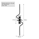 Axyaa LED Wall Sconce Light for Indoor Corridor Aisle, Aluminum Material