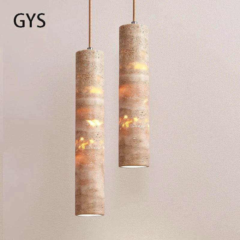 Axya Marble Chandelier Pendant Lamp Luxury Cream Lighting