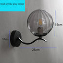 Axyaa Nordic Glass Wall Lamp Modern Minimalist Living Bedroom Light