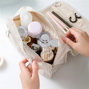 Axyaa Travel Cosmetic Bag: Waterproof Toiletry Washbag with Hanging Hook, Large Capacity.