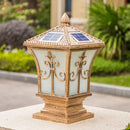 Axya Solar Pillar Light: 3 Color Changing Energy-saving Patio Lighting