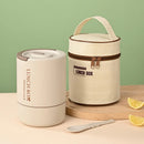 Axyaa 3-Layer Stainless Steel Thermal Lunch Box - BPA-Free Food Container