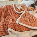 Axyaa Coral Velvet Sofa Blanket Farley