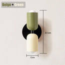 Axyaa Double-Head LED Wall Lamp Minimalist Modern Sconces Indoor Lighting