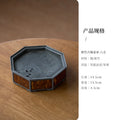 Axyaa Bamboo Tea Tray Pot Holder Set Water Base Storage Tea Furniture