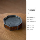 Axyaa Bamboo Tea Tray Pot Holder Set Water Base Storage Tea Furniture