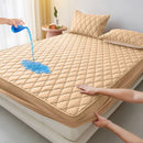 Axyaa Quilted Waterproof Mattress Protector, Soft Jacquard Fitted Bed Cover