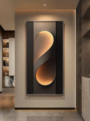 Axyaa Crystal Porcelain LED Wall Mural Lights for Porch Foyer Living Room Decor