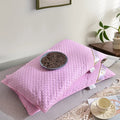 Axyaa Pure Buckwheat Shell Pillow Core - Cotton Quilting Embroidery Neck Pillow