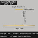 Axyaa Gold Chandelier Pendant Light - Modern Dimmable LED Hanging Lamp