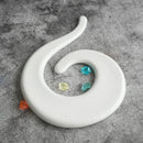 Axyaa Molecular Plate Dessert Appetizer Personality Ceramic Special-shaped Creative Plate