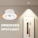 Axyaa LED Downlight White Ceiling Light 5W-12W Dimmable COB Spotlight Home