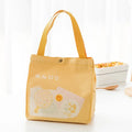 Axyaa Canvas Thermal Lunch Bag for Women & Children: Japanese Style Bento Box Thermo Pouch & Food Container