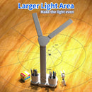 Axyaa LED Desk Lamp: Dimmable 2 Heads, 180° Rotate, Foldable, Eye Protection