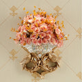 Axyaa Diamond Resin Vase Wall Hanging for Elegant Home Decor