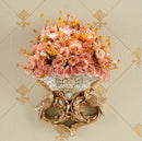 Axyaa Diamond Resin Vase Wall Hanging for Elegant Home Decor