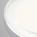 Axyaa White Ring LED Ceiling Chandelier Modern Decorative Lamp for Bedroom Dining Room