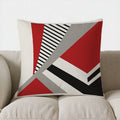 Axyaa Geometric Pattern Digital Print Pillow Cover for Home Decor