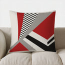 Axyaa Geometric Pattern Digital Print Pillow Cover for Home Decor