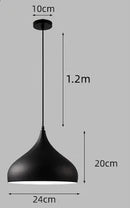 Axyaa Metal Pendant Light Industrial E27 Nordic Style for Kitchen Bar Dining Room