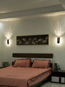 Axya Flame Atmosphere Wall Lamp: Nordic Designer Bedroom Reading Light