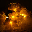 Axyaa Camellia Flower Lantern String Lights for Bedroom, Festival, and Courtyard Decor