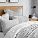 Axyaa Velvet Quilt Set - Luxurious Queen Size Bedding, Lightweight Comforter Striped Pattern