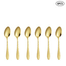 Axyaa Gold Stainless Steel Cutlery Set for Family & Restaurants, 24pcs