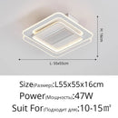 Axyaa Bladeless Fan Lamp: Intelligent Modern Ceiling Fan for Bedroom & Living Room