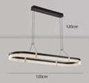 Axyaa Stainless Steel LED Chandelier for Nordic Home Decor