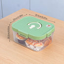 Axyaa Clear Bread Box Container: Large Capacity Airtight Crisper for Kitchen Storage