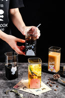 Axyaa Heat-Resistant Colorful Glass Coffee Mug for Drinkware