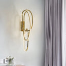 Axyaa Gold LED Wall Lamp Dimmable Wall Sconces Indoor Lighting