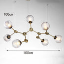 Axyaa Salon Chandelier Pendant Lights Ceiling Lamps for Dining Room Elegant Indoor Lighting