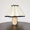 Axya Small Wood LED Table Lamp for Bedside Bedroom Dining Night Light