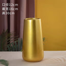 Axyaa Europe Gold-plated Ceramic Vase Creative Design Porcelain Flower Vase