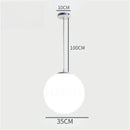 Axyaa Glass Ball Pendant Light - Modern Design for Home Decor & LED Fixture