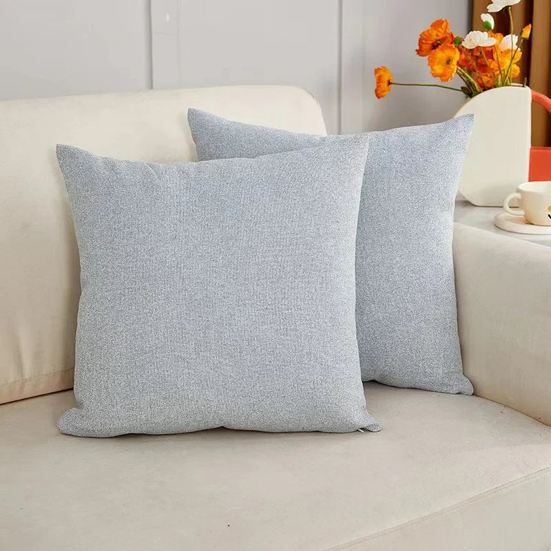 Fluffy Nordic Style Sofa Pillow Cover by Axyaa