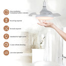 Axyaa Retractable Blade Ceiling Fan Light with Remote Control