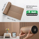 Axyaa 3D Partition Splicing Stickers Self-Adhesive Foam Roll Set for Indoor Use