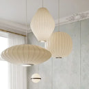 Axyaa Silk Japanese Pendant Lamp for Home Decor and Lighting