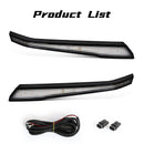 Axyaa Car Grille Lights: Subaru Crosstrek LED DRL Turn Signal Lamps